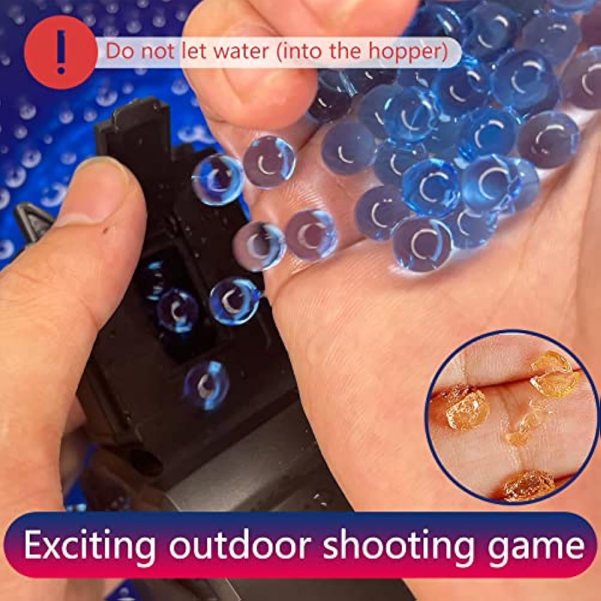 ELEKTRYCZNY PISTOLET WODNY M416 Warto™ – Moc, Precyzja i Zabawa Bez Końca!