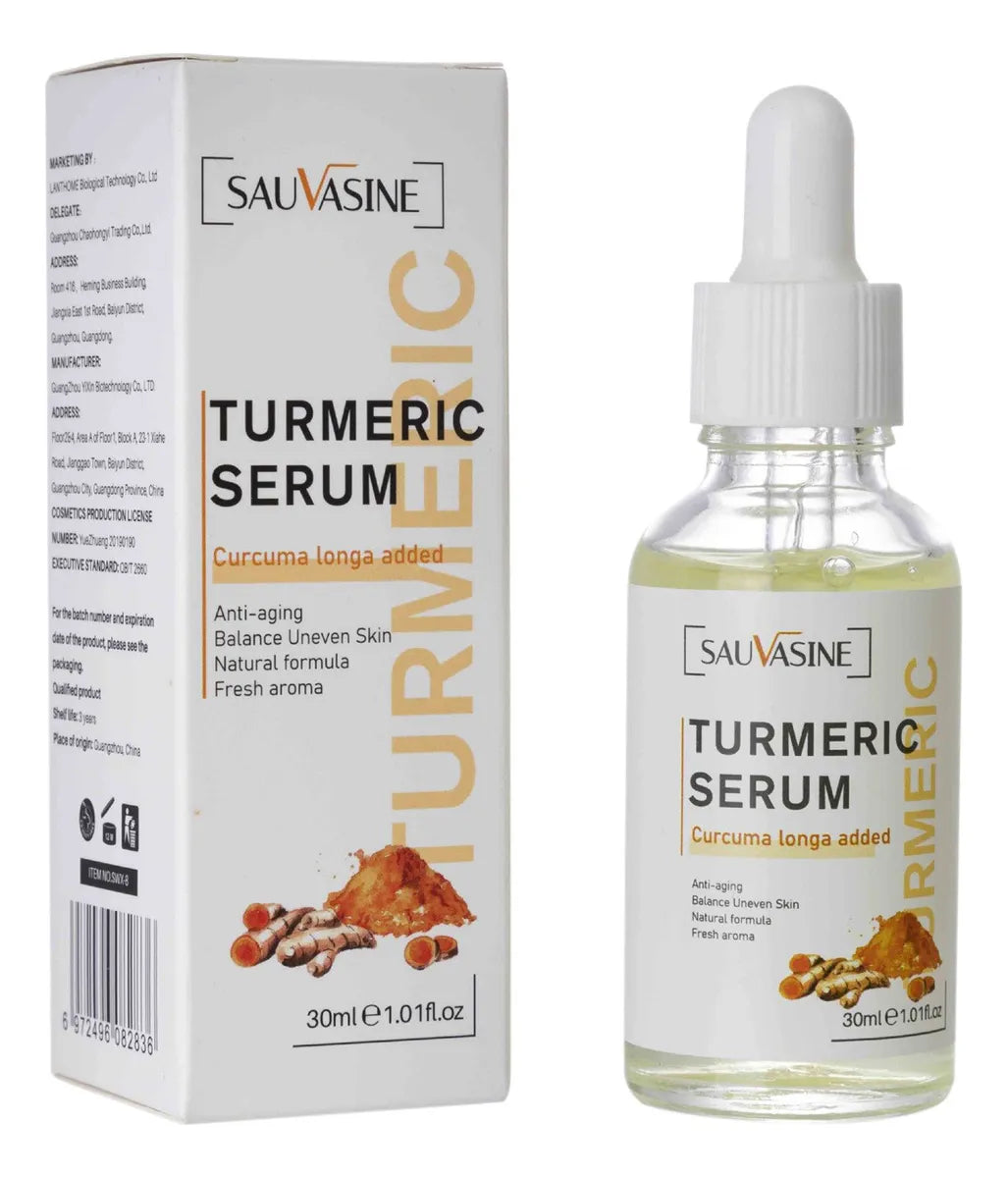 SERUM ROZJAŚNIAJĄCE Z KURKUMĄ Warto™ - 100% Naturalne. Redukcja Przebarwień i Blask Skóry.