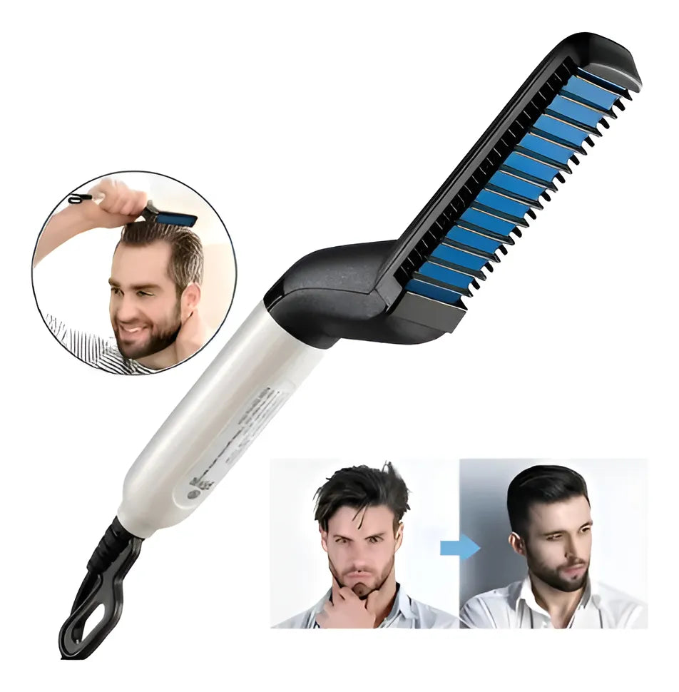 PROSTOWNICA DO BRODY I WŁOSÓW Warto™ - Grzebień Modelujący. Szybki Efekt Prostej i Zadbanej Brody.