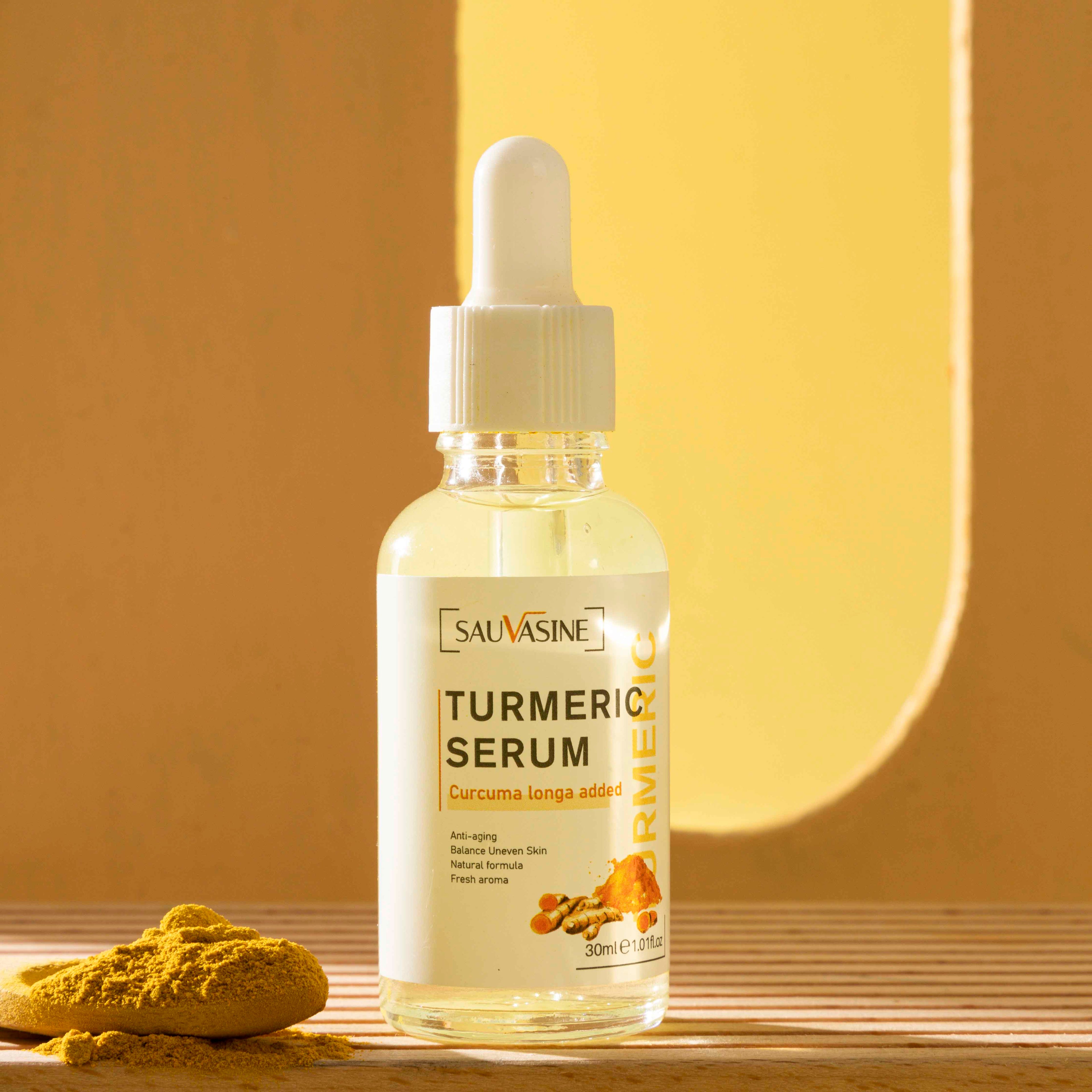 SERUM ROZJAŚNIAJĄCE Z KURKUMĄ Warto™ - 100% Naturalne. Redukcja Przebarwień i Blask Skóry.