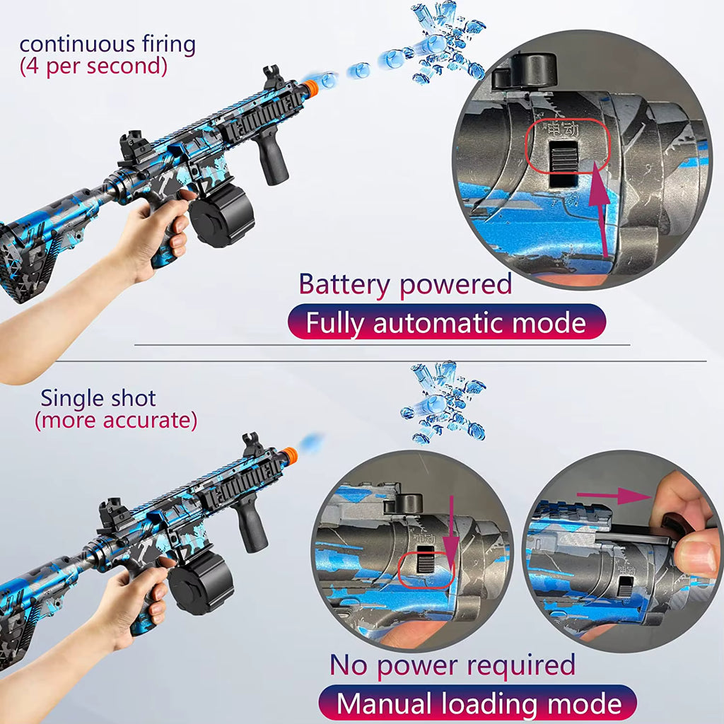 ELEKTRYCZNY PISTOLET WODNY M416 Warto™ – Moc, Precyzja i Zabawa Bez Końca!