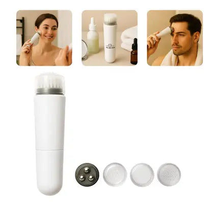 DOMOWE SPA 4w1 Warto™ - Elektryczny Masażer Twarzy i Oczu. Pełna Pielęgnacja w Jednym Urządzeniu